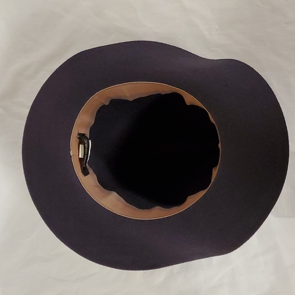 Banana Republic Smoke Grey🍌 Short Brim Hat 100% Wool Fall/Winter - Picture 3 of 4